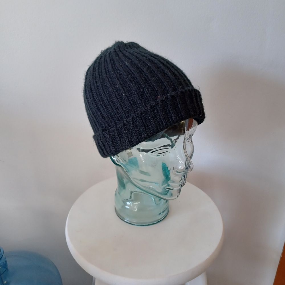 FREE w/$20 Purchase; Black Rib Knit Beanie